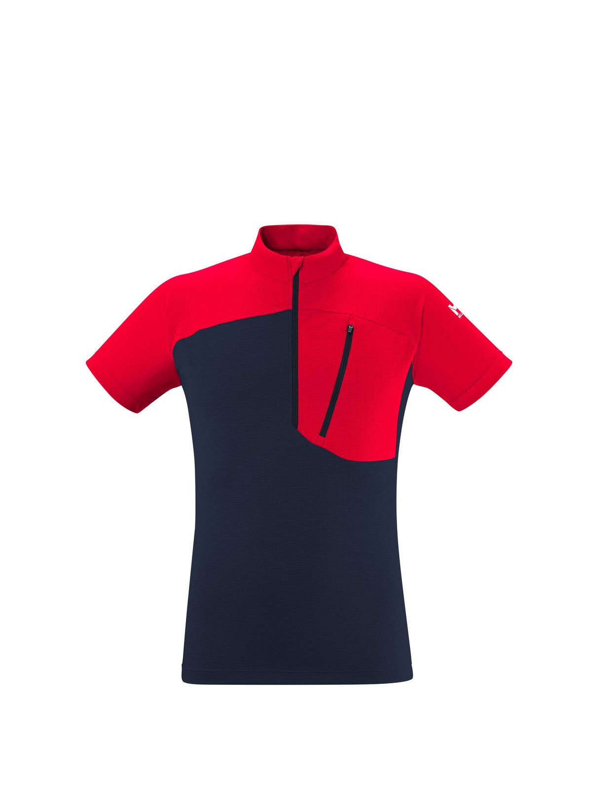 Koszulka MILLET M Morpho Zip Ss granatowy - Adventure Sports