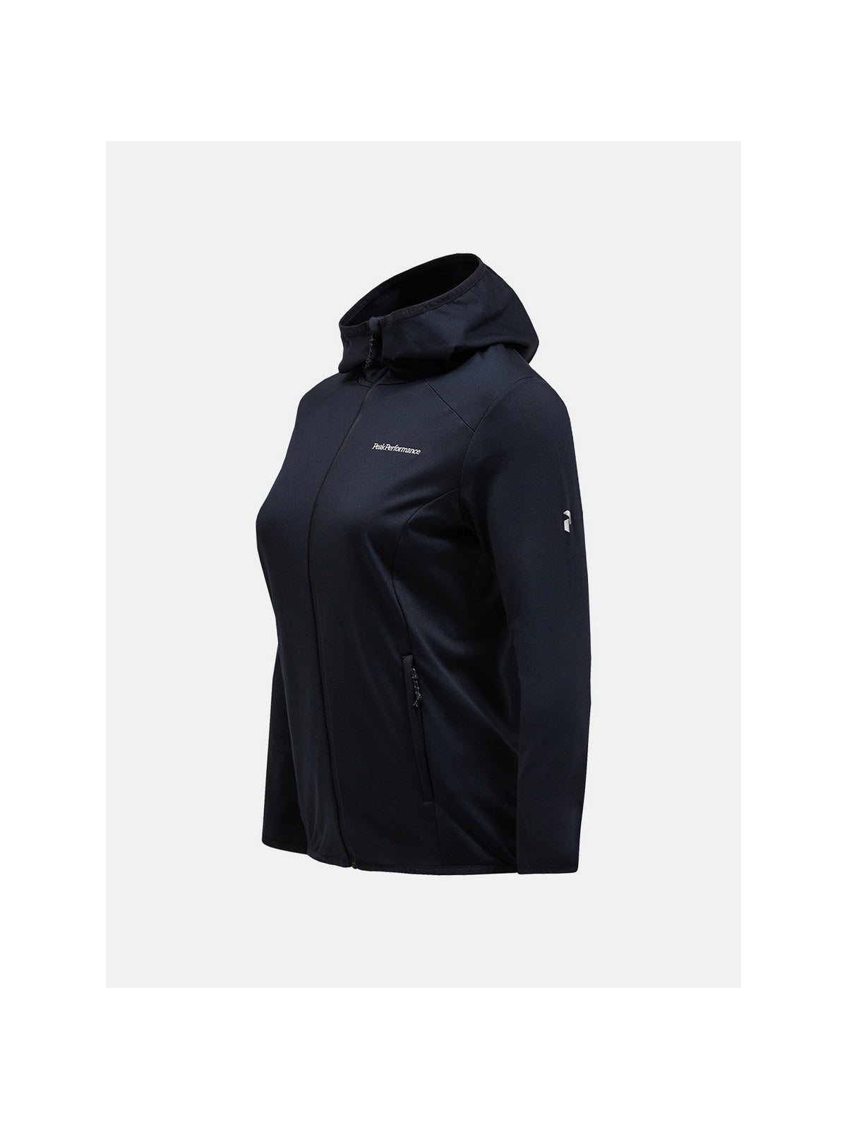 Bluza z kapturem damska PEAK PERFORMANCE Light Zip Hood czarna