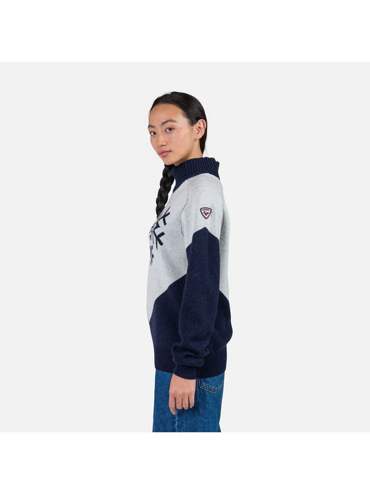 Sweter Rossignol W Cieloalto Tn granatowy - Adventure Sports
