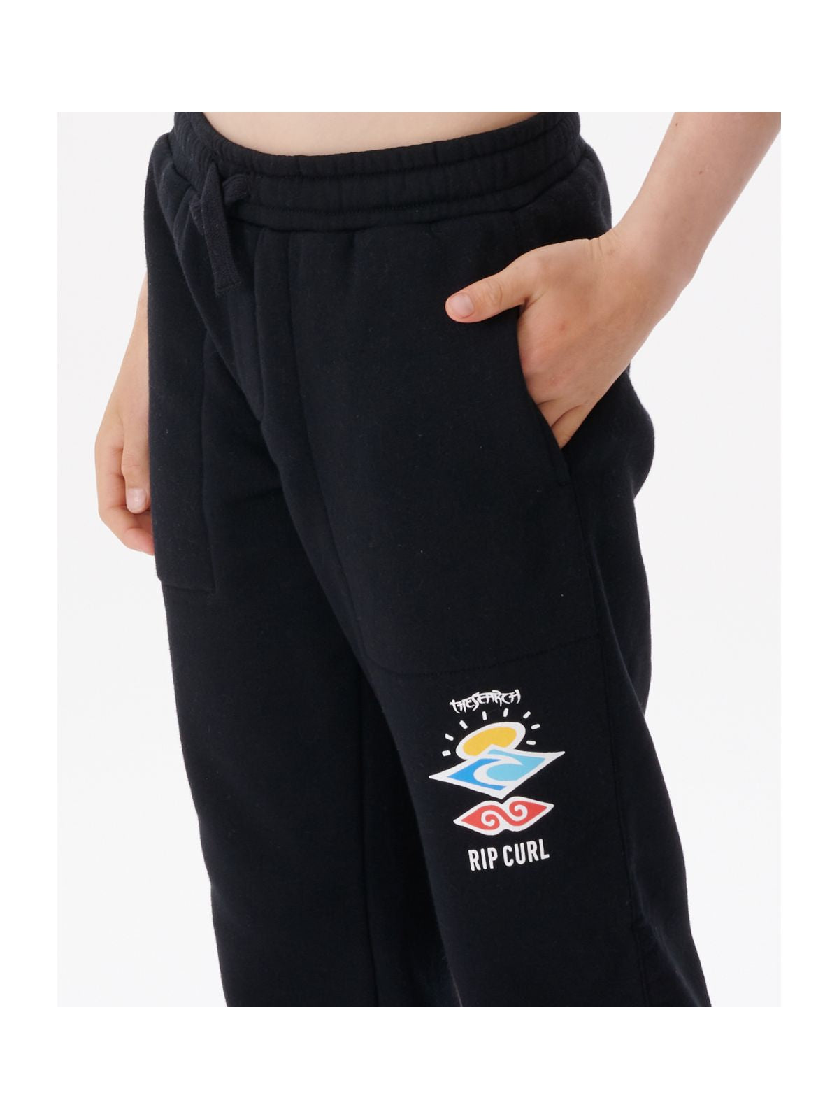 Spodnie chłopięce RIP CURL Icons Of Surf Trackpant-Boy czarny