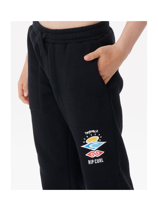 Spodnie chłopięce RIP CURL Icons Of Surf Trackpant-Boy czarny
