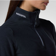 Bluza damska ROSSIGNOL W Quarter Zip Polar Fleece czarna
