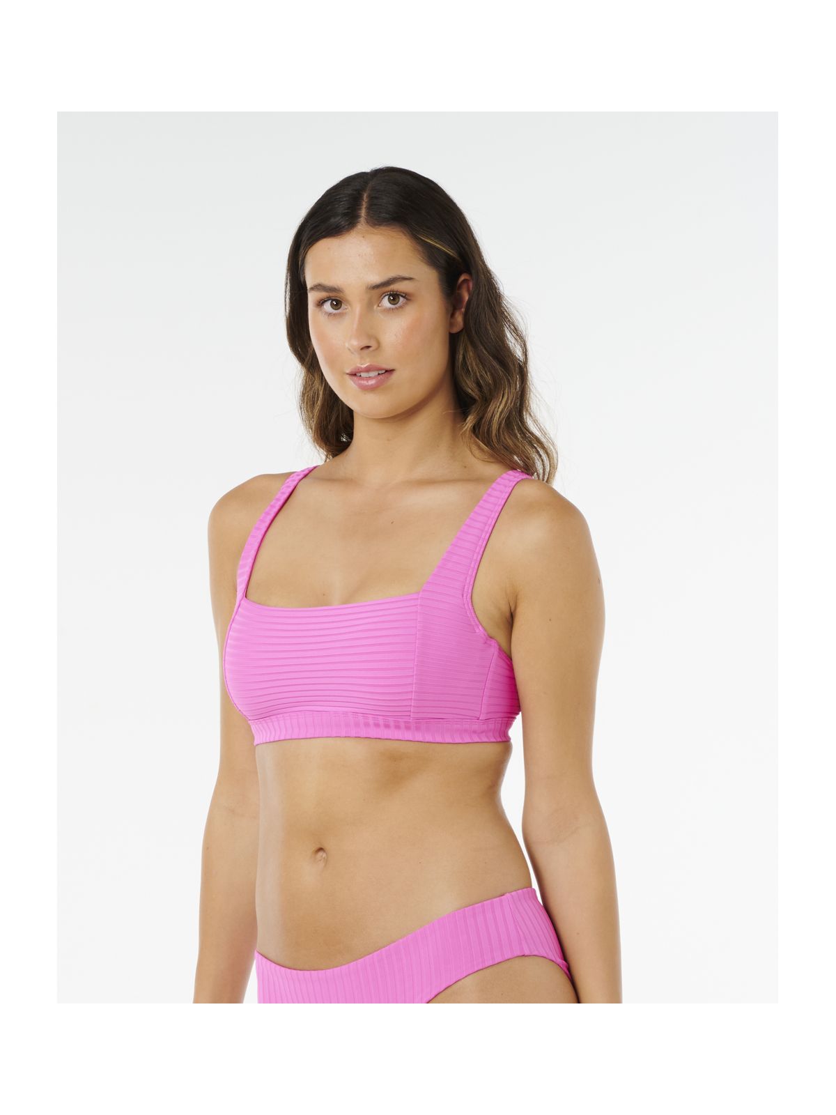 Stanik damski RIP CURL Premium Surf D-Dd Crop różowy