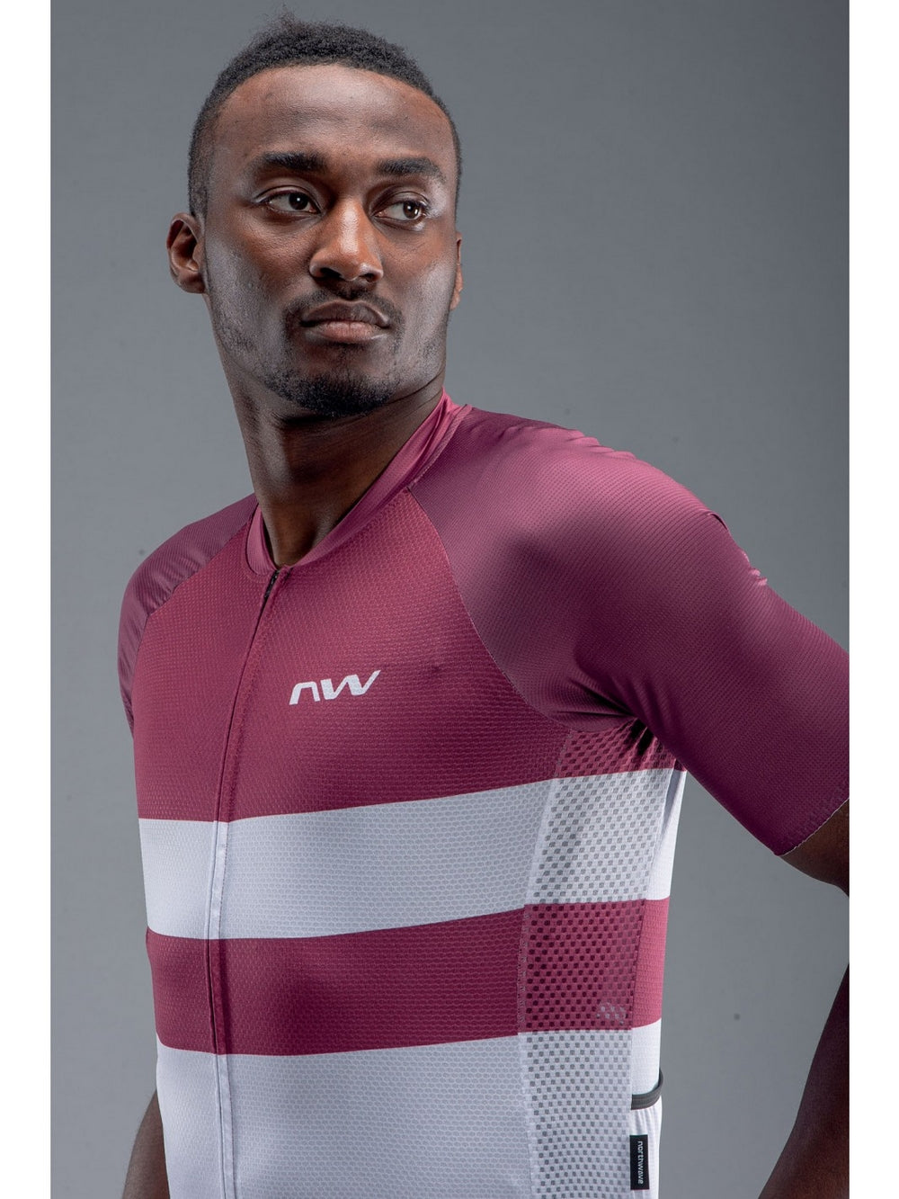 Koszulka rowerowa NORTHWAVE BLADE AIR Jersey - fioletowy/szary - Adventure Sports