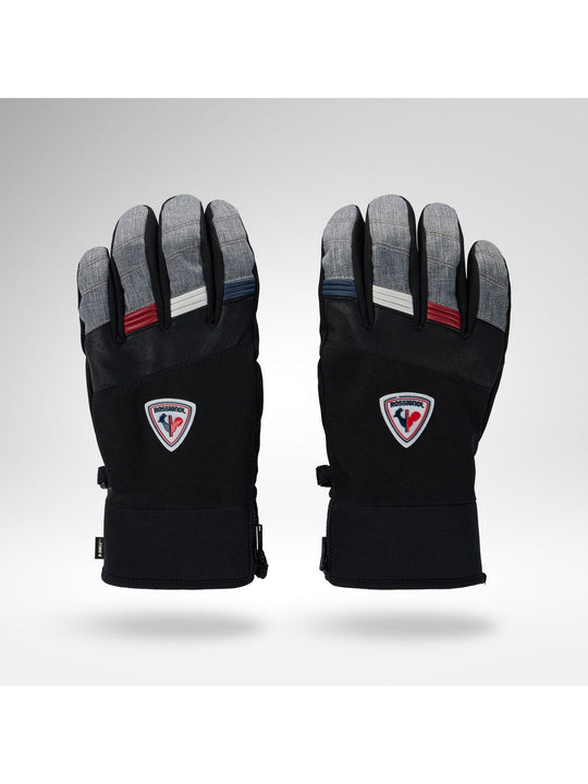 Rękawice narciarskie męskie ROSSIGNOL M Strato Ski Gloves R-Shell Dr szare
