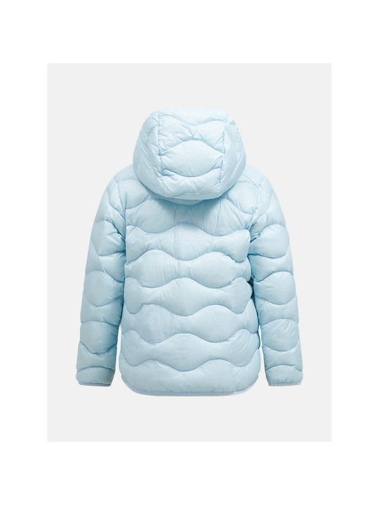 Kurtka puchowa dziecięca PEAK PERFORMANCE Helium Down Hood Jacket Junior niebieski - Adventure Sports
