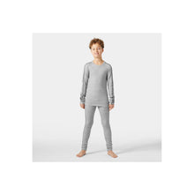 Bielizna dziecięca HELLY HANSEN Jr Lifa Merino Midweight Set kolor szary

