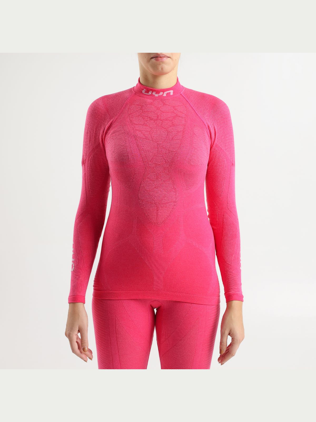 Koszulka UYN Woman Elevatyon Biomorph Uw Shirt Long Sl.Turtle Neck różowy
