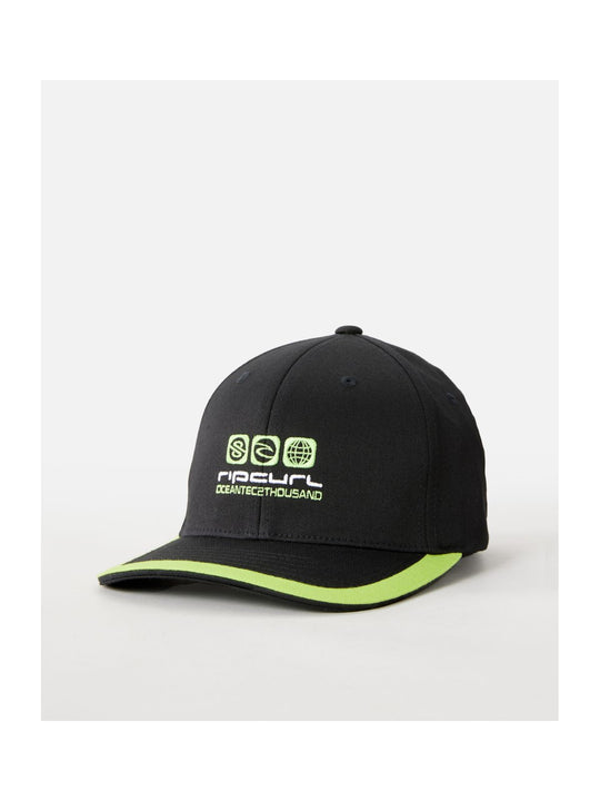 Czapka z daszkiem RIP CURL ARCHIVE FLEXFIT CAP czarny - TU - Adventure Sports
