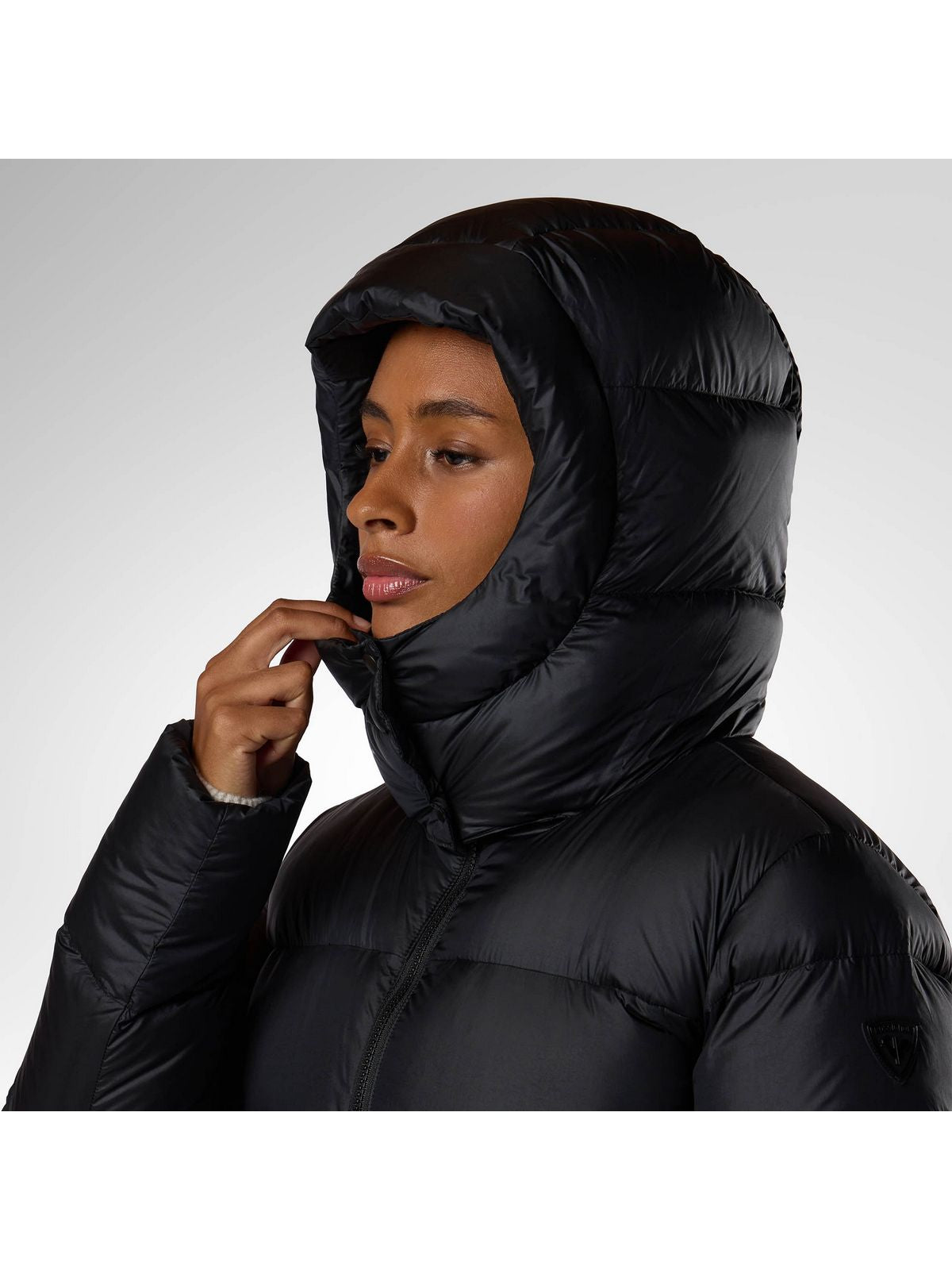 Parka damska ROSSIGNOL W Abel Belted Down Parka czarna