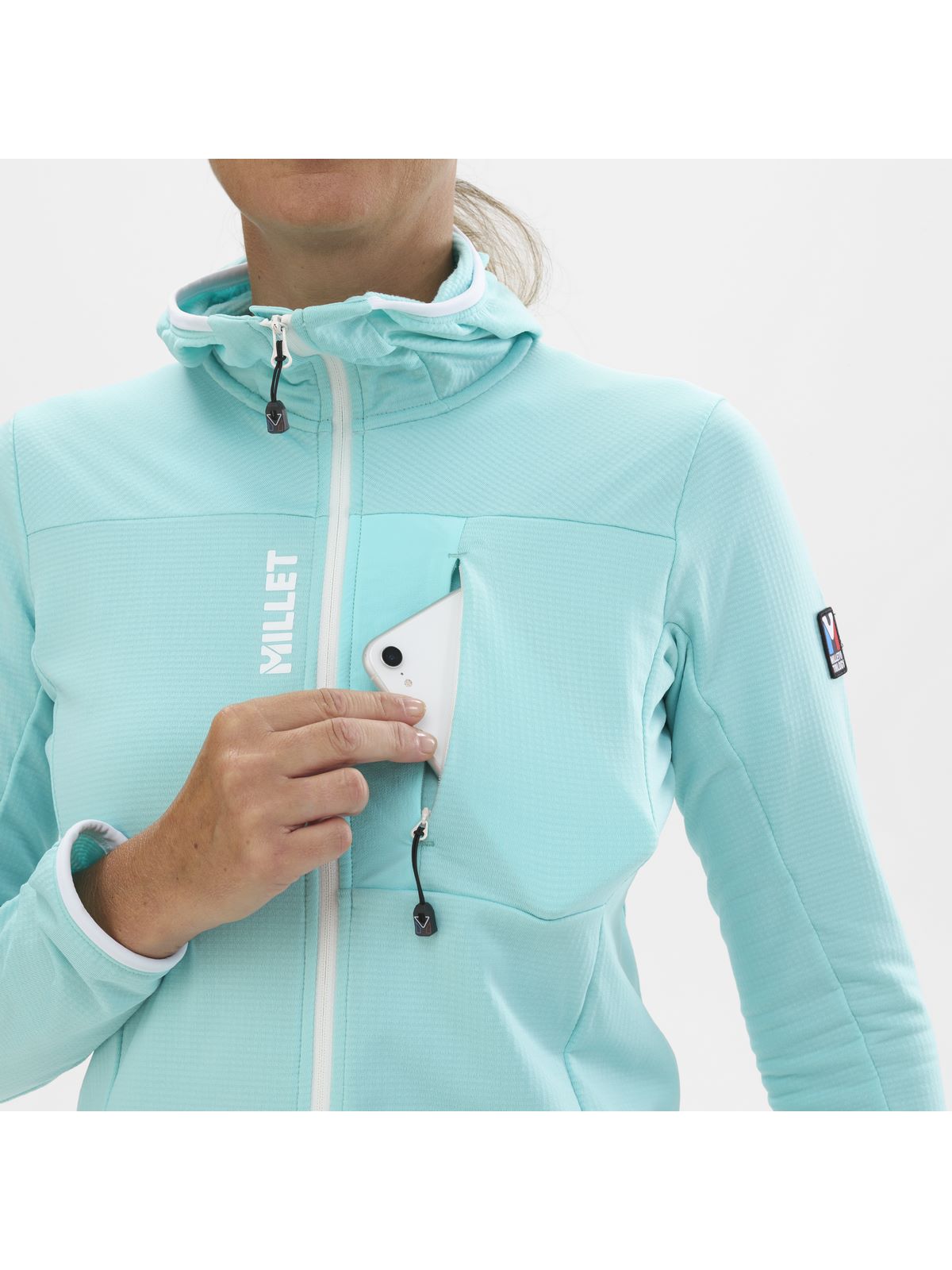 Bluza MILLET W Trilogy Lightgrid Hoodie niebieski - Adventure Sports