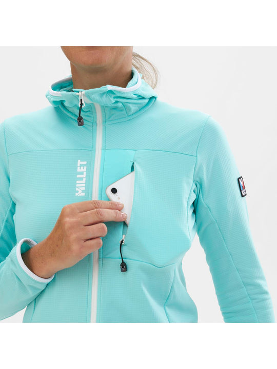 Bluza MILLET W Trilogy Lightgrid Hoodie niebieski - Adventure Sports
