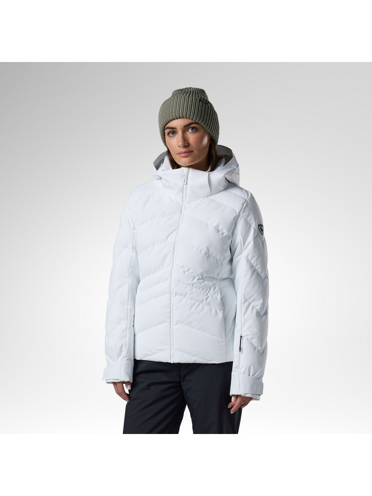 Kurtka narciarska damska ROSSIGNOL W Staci Nf Insulated Jkt biała