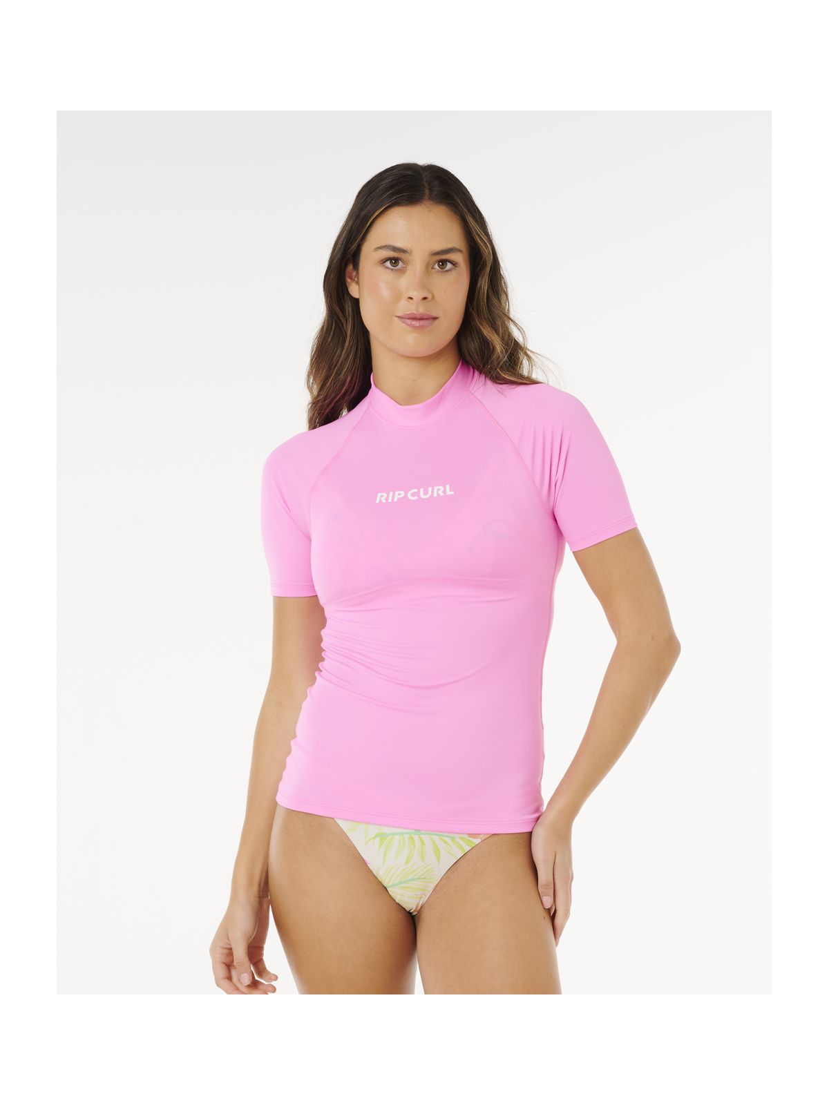 Lycra damska RIP CURL Molokai Ss Solid Upf Rashguard różowa