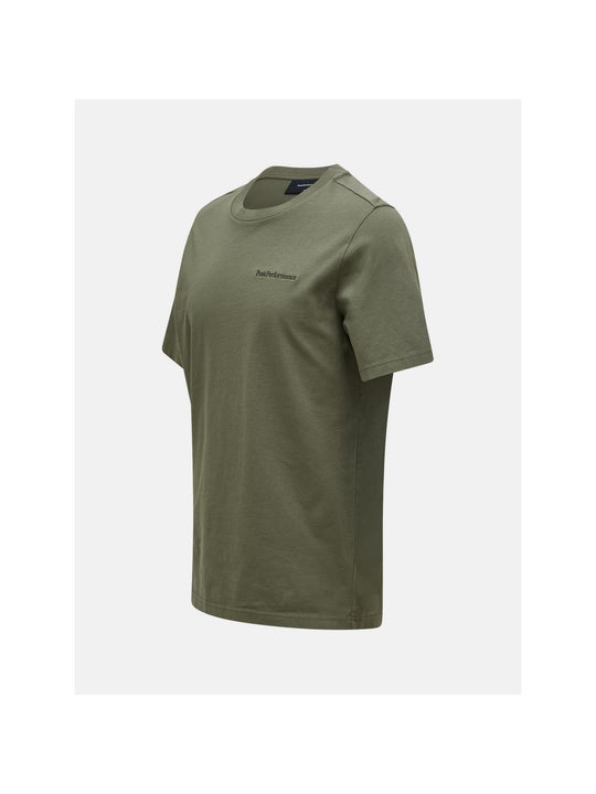 Koszulka męska PEAK PERFORMANCE Original Small Logo Tee Men zielony
