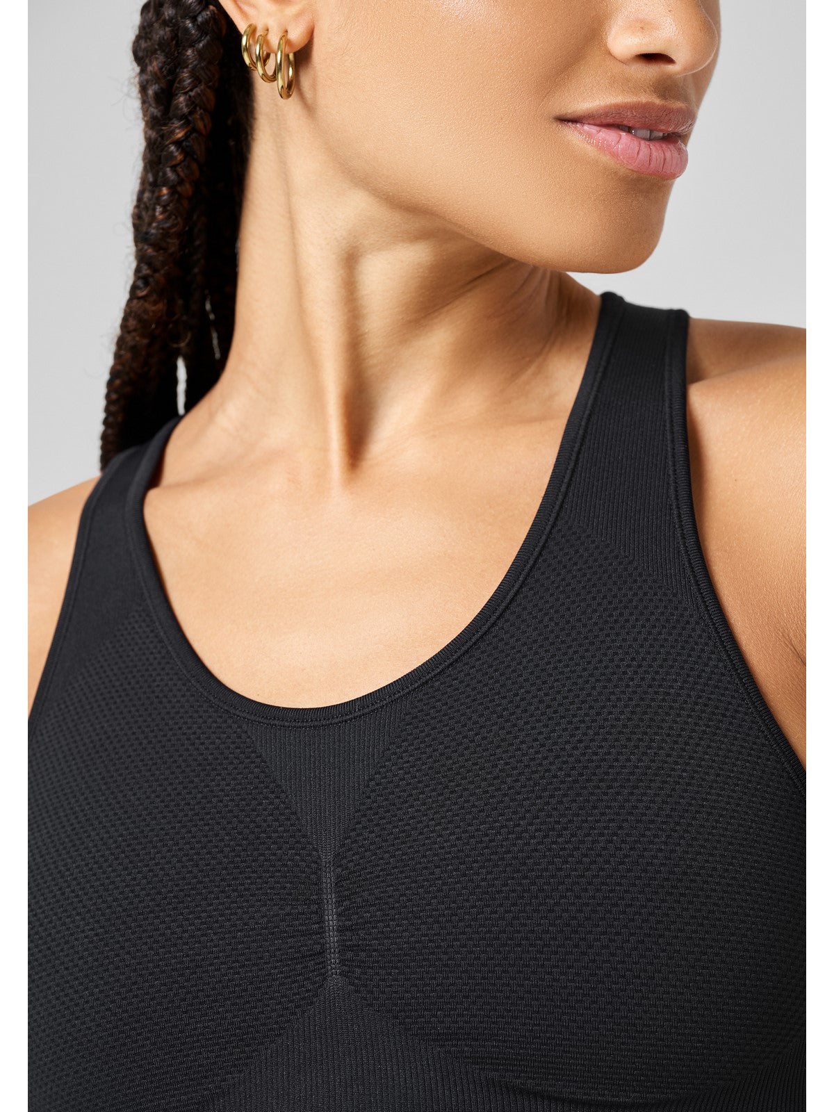 Top treningowy CASALL Seamless Soft Sports Bra czarny - Adventure