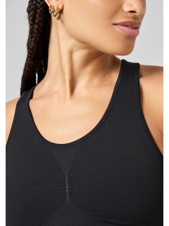 Top treningowy CASALL Seamless Soft Sports Bra czarny - Adventure
