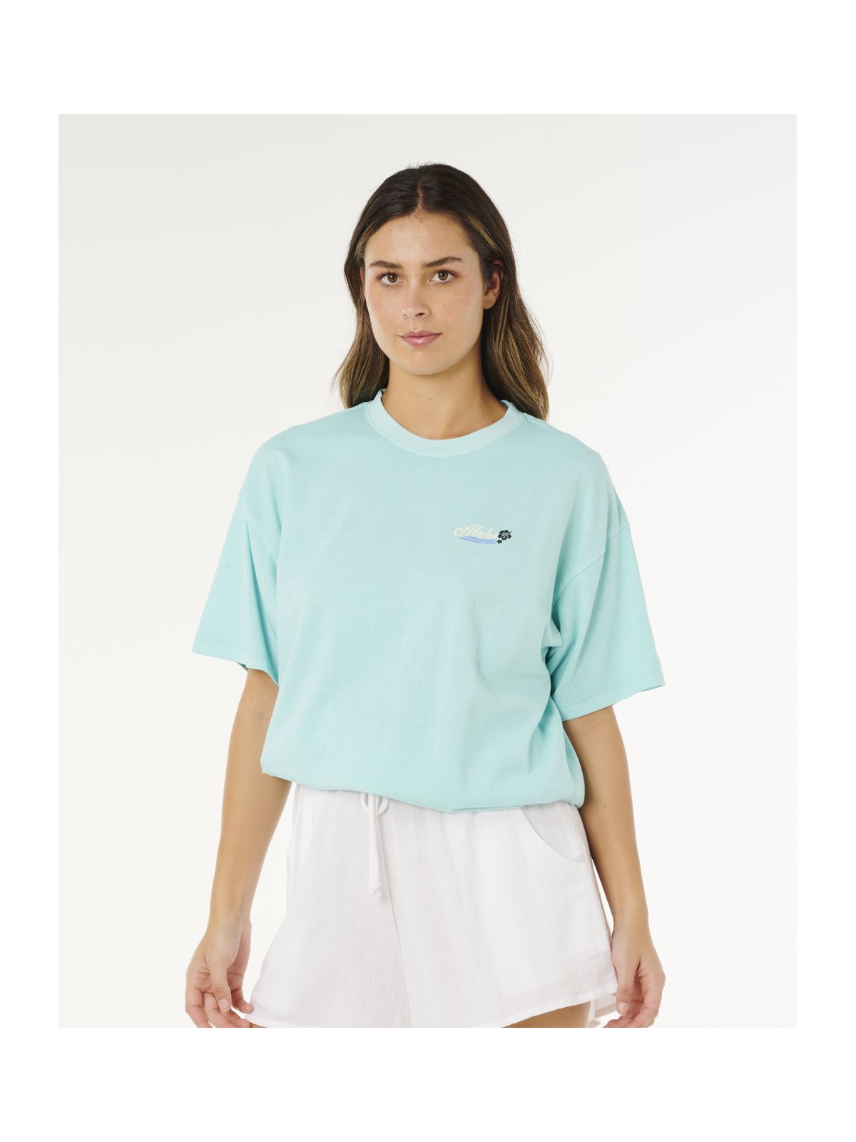 Koszulka damska RIP CURL Aloha Heritage Tee niebieska