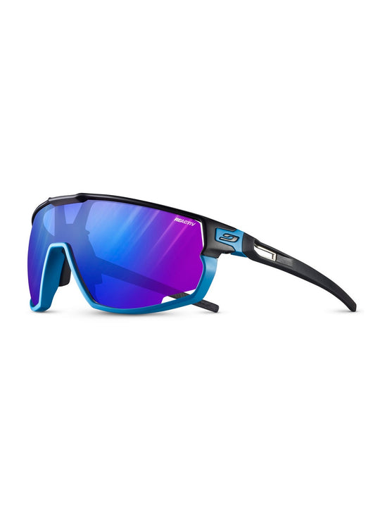 Okulary rowerowe JULBO RUSH - czarny/niebieski - Reactiv High Contrast Cat 1-3 - L - Adventure Sports
