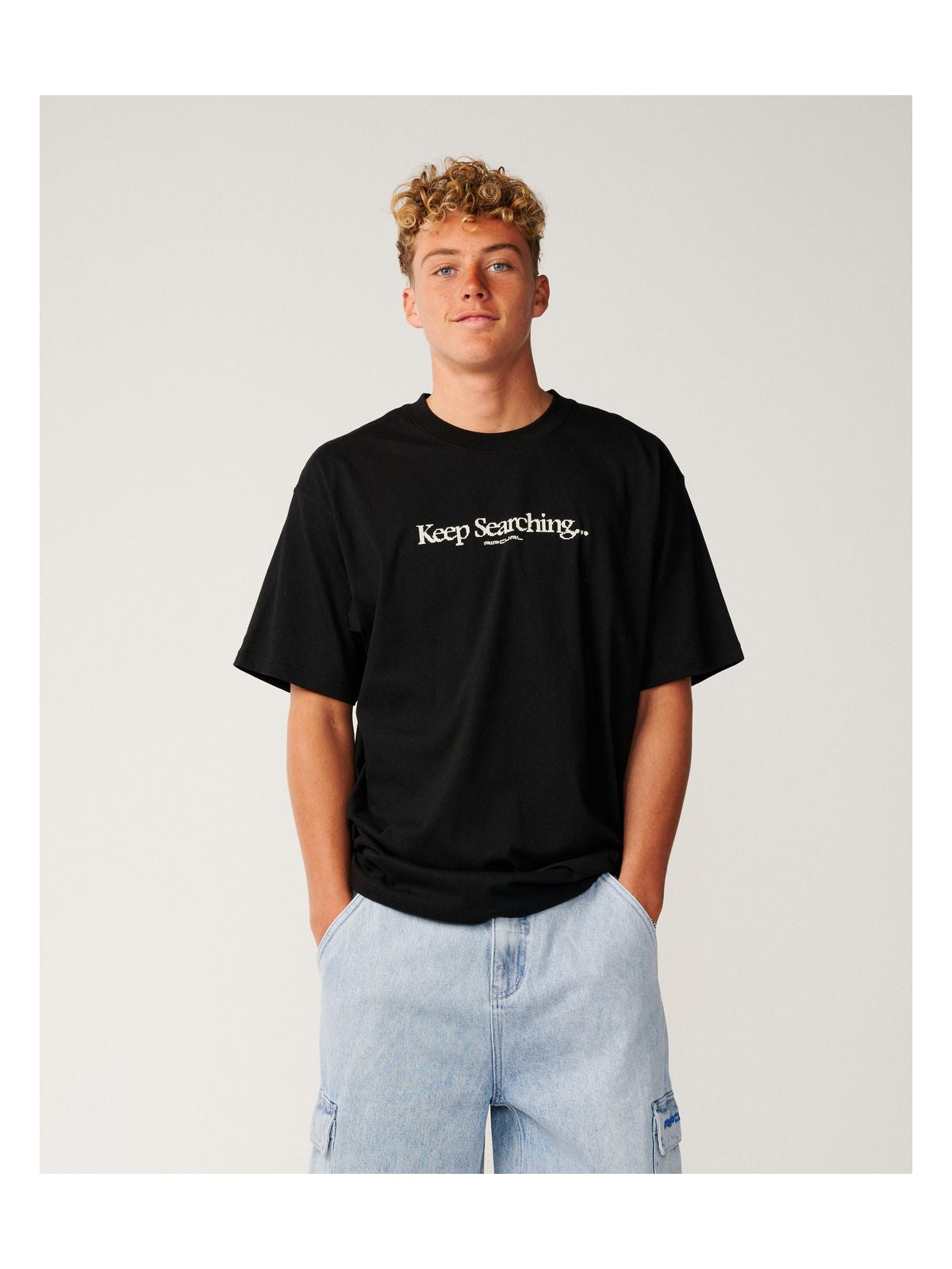 Koszulka męska RIP CURL S-Series Vc Credo Tee czarna