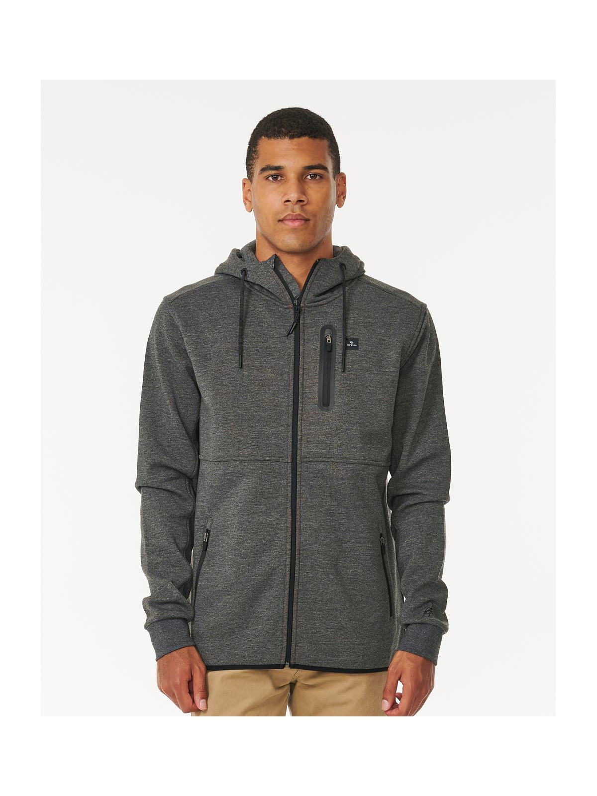 Bluza męska sportowa RIP CURL Anti Series Departed Zip Thr brązowy - Adventure Sports