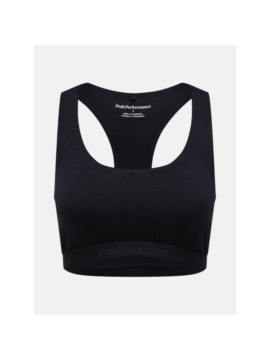 Top termiczny damski PEAK PERFORMANCE Magic Top Wool-blend Baselayer Women czarny

