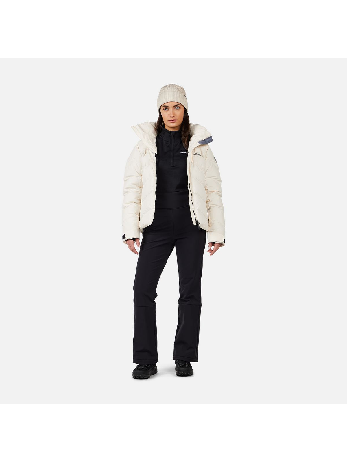 Spodnie narciarskie damskie ROSSIGNOL W Ski Softshell Pant czarne