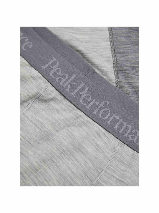 Spodnie termiczne męskie PEAK PERFORMANCE Magic 3/4 Long Johns Wool-blend Baselayer Men szare
