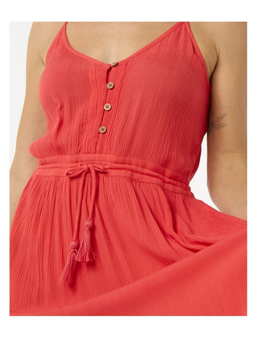 Sukienka letnia RIP CURL Classic Surf Maxi Dress czerwona
