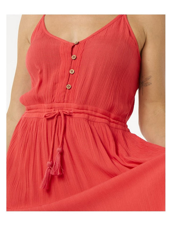 Sukienka letnia RIP CURL Classic Surf Maxi Dress czerwona
