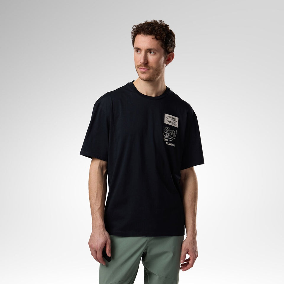 Koszulka męska ROSSIGNOL M Graphic Waterfall Tee czarna