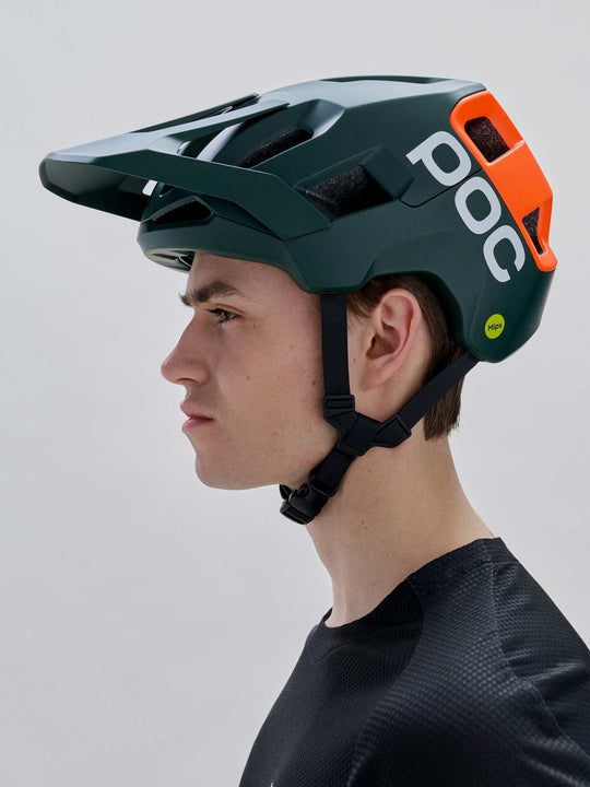 Kask rowerowy POC Kortal Race MIPS zielono pomarańczowy
