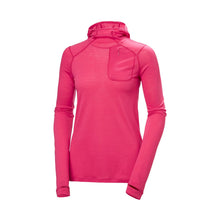 Bielizna termiczna damska HELLY HANSEN W HH DURAWOOL GUIDE HOODIE różowa
