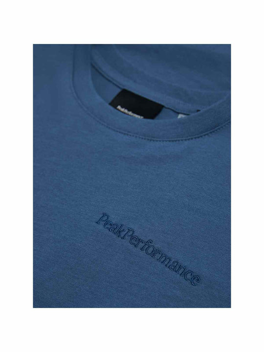 Koszulka PEAK PERFORMANCE Jr Original Small Logo Tee niebieski
