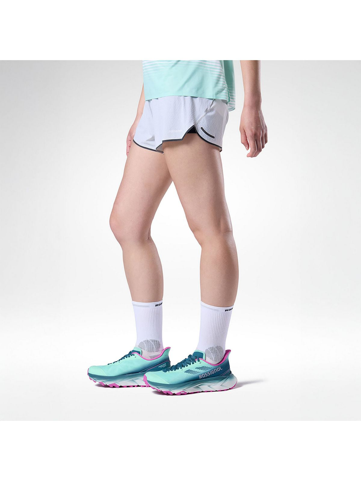 Szorty damskie ROSSIGNOL W Sapa 2In1 Short 5' szare