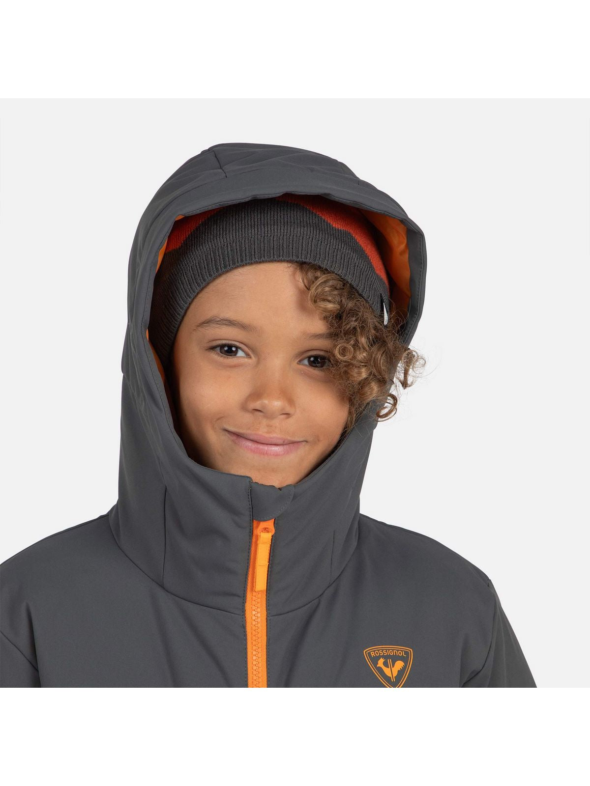 Kurtka narciarska chłopięca Rossignol Boy Siz Jkt szary - Adventure Sports