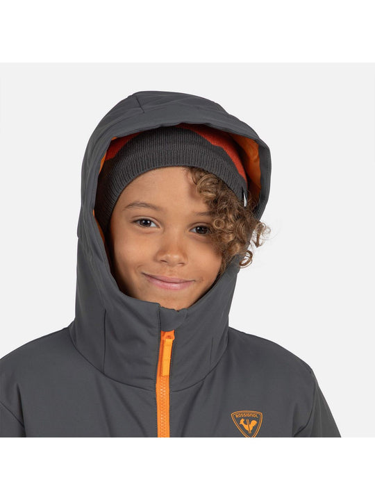 Kurtka narciarska chłopięca Rossignol Boy Siz Jkt szary - Adventure Sports
