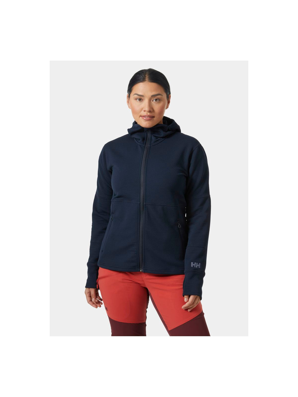 Bluza damska HELLY HANSEN W Evolved Air Hooded Midlayer granatowy - Adventure Sports