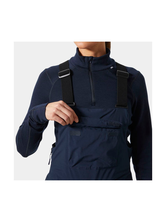 Spodnie narciarskie damskie HELLY HANSEN W LEGENDARY INSULATED BIB PANT granatowe
