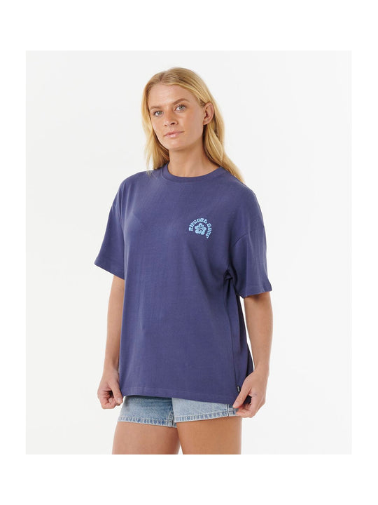 Koszulka RIP CURL LUXE SURF HERITAGE TEE granatowa
