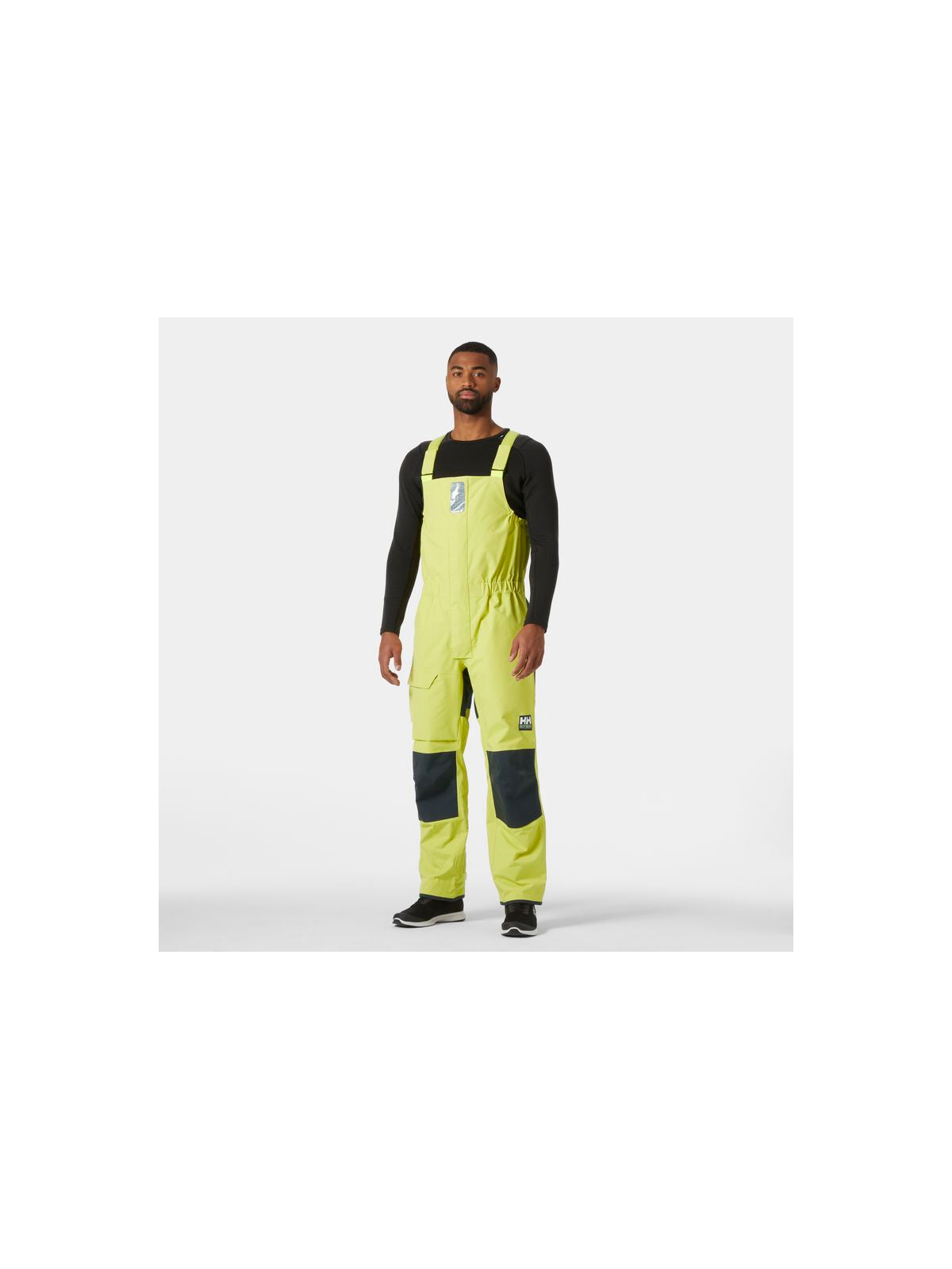 Spodnie żeglarskie męskie HELLY HANSEN PIER 4.0 BIB żółte - Adventure Sports
