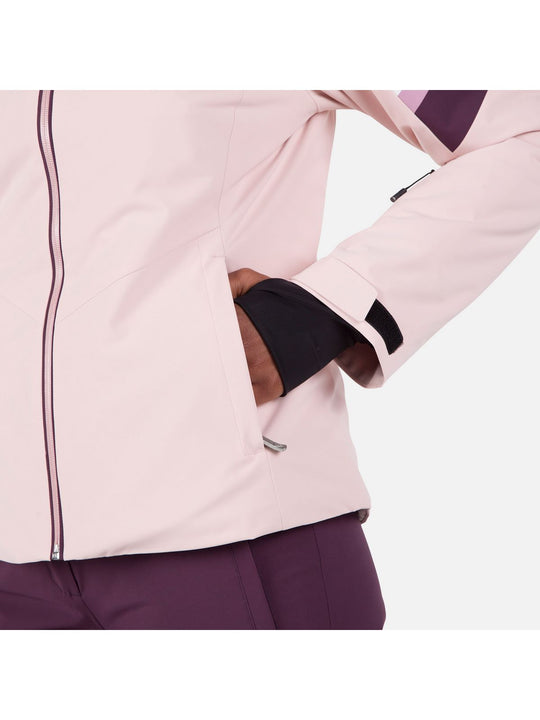 Kurtka narciarska damska Rossignol W Strawpile Jkt różowy - Adventure Sports

