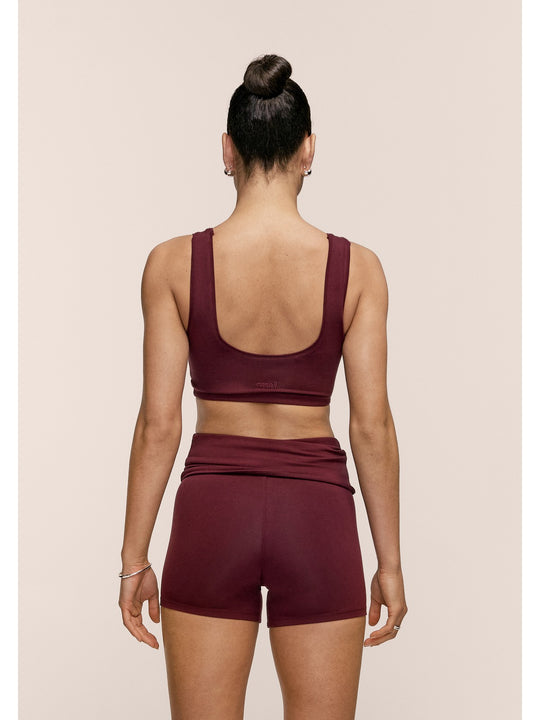 Stanik sportowy CASALL Sublime Fling Bralette kolor bordowy
