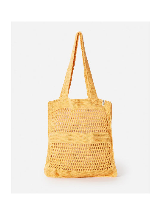 Torebka RIP CURL Holiday Crochet 8L Tote pomarańczowy - TU - Torba - Adventure Sports
