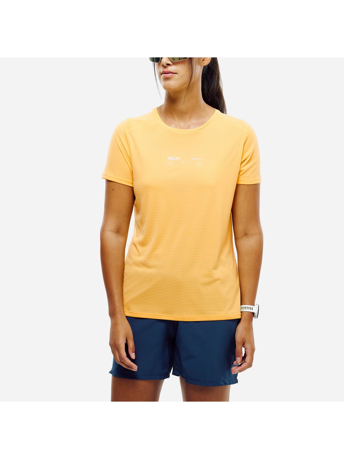 Koszulka damska MILLET Intense Essential Ts Ss W żółta