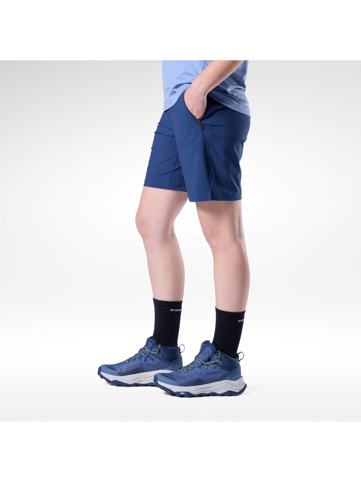 Szorty damskie ROSSIGNOL W Stretch Chino Short 7' granatowe
