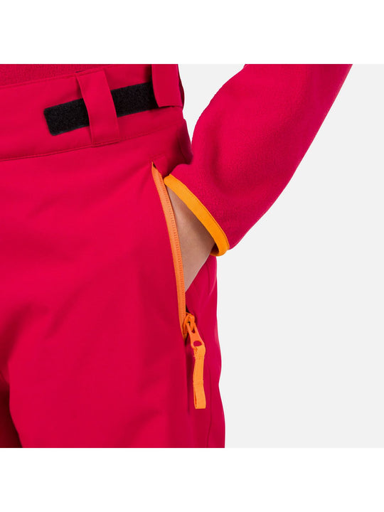 Spodnie narciarskie dziewczęce Rossignol Girl Ski Pant czerwony - Adventure Sports
