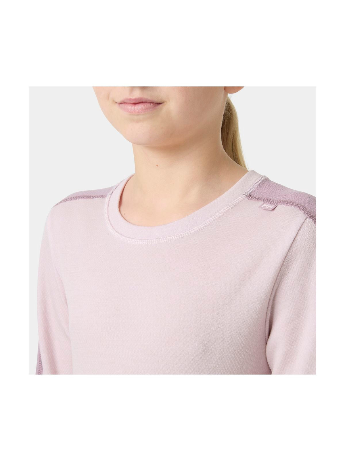 Bielizna termiczna dziecięca HELLY HANSEN JR LIFA MERINO MIDWEIGHT SET fioletowa