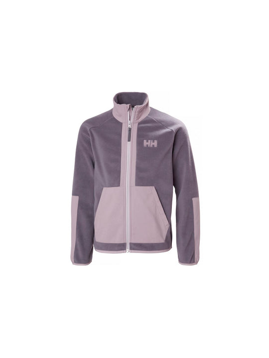 Bluza dziecięca HELLY HANSEN JR MARKA FLEECE JACK fioletowa - Adventure Sports
