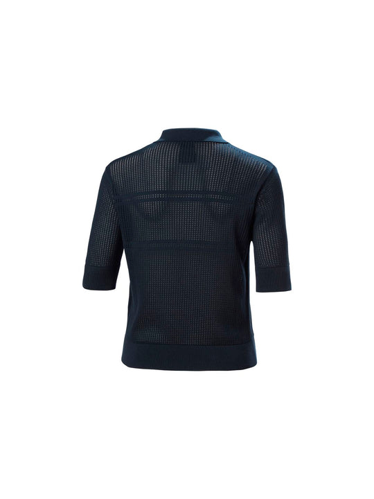 Koszulka HELLY HANSEN W SALT KNIT POLO granatowy - Adventure Sports
